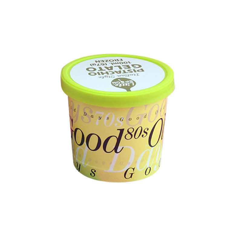 Бумажный стаканчик мороженого партии 3oz