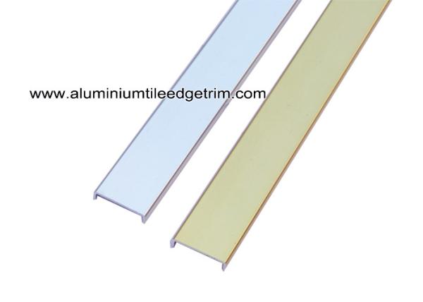 Decorative U Shaped Aluminum Trim / Channel / Brace / Splint For Tile Separation