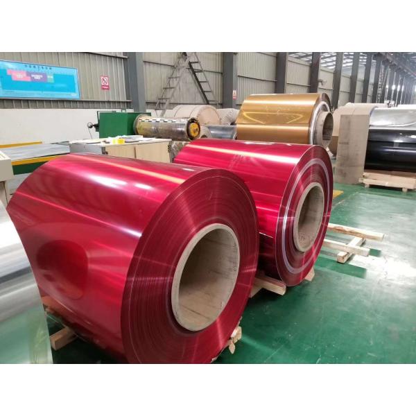 Bobine en aluminium enduite d'une première couche de peinture par couleur de PE PVDF 3015 3003 200mm pour la décoration de mur