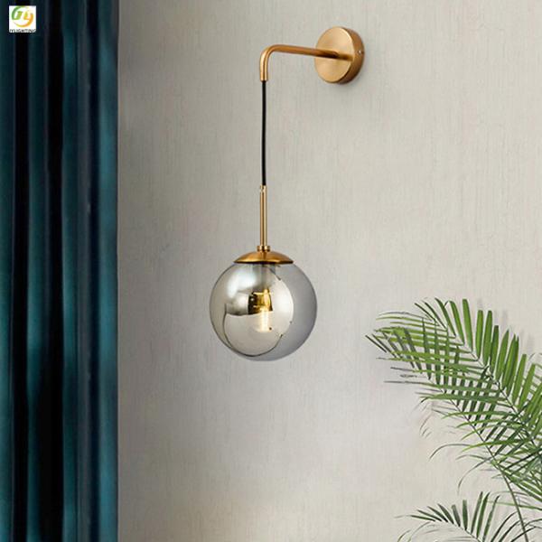 Нордическая простая лампа стены Кристл металла для спальни комнаты прожития около прохода