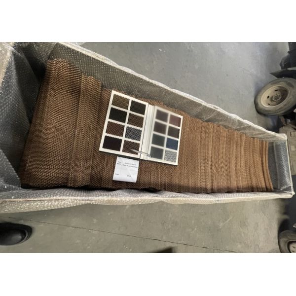 Maille de décoration de chaîne en aluminium de couleur bronzée de longueur de la taille 0.6M 170M pour le rideau