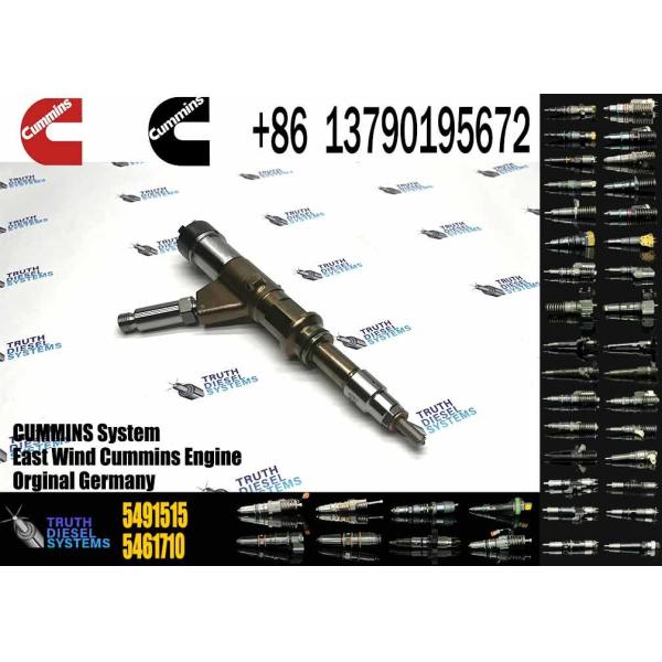 4307475 Nuevo motor diesel con boquilla de tren común Inyector 4307475 Truck Motor Parts Injector 5491515 motor diesel para Cummins ISG