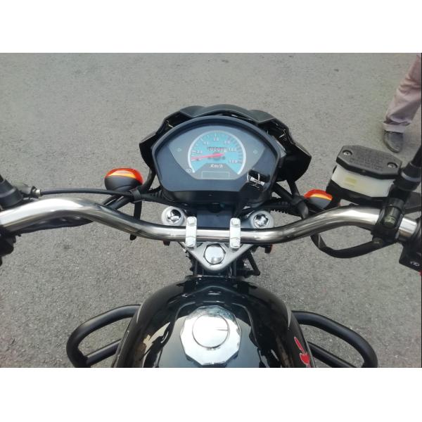 70cc 110cc Low Cc Sport Bikes , 49cc Matte Black Street Bike With Big Footrest Front Bumper