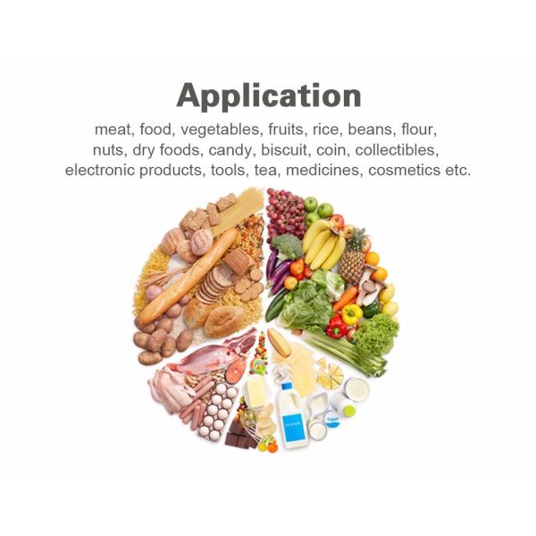 Texture Food Saver Embossed Heat Seal Food Bags , Small Vacuum Seal Bags Custom Printed