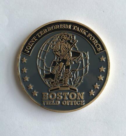 Collector customized a commemorative gift gold plated zinc alloy challenge coins