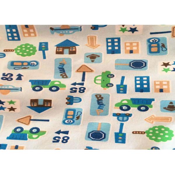 Limpieza blanca cepillada lado doble de algodón de la tela orgánica de la franela