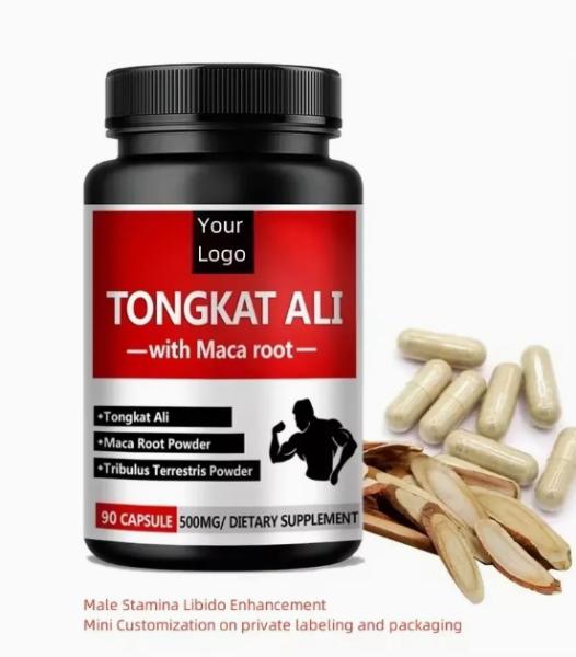 OEM/ODM Male Maca Root and Tongkat Ali Strength Enhancement Supplement Maca Capsules Products