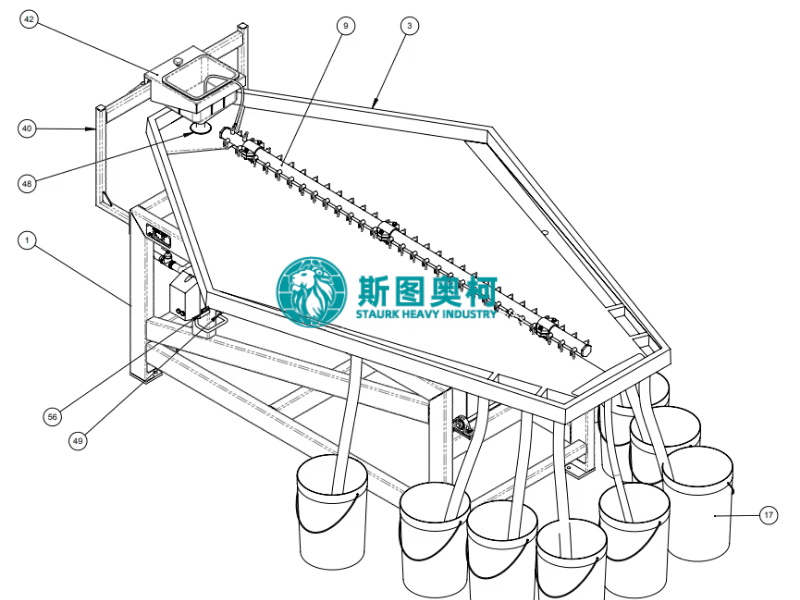Gemini Gold Finishing Table Gold Ore Processing Equipment 30-450kg/Hour