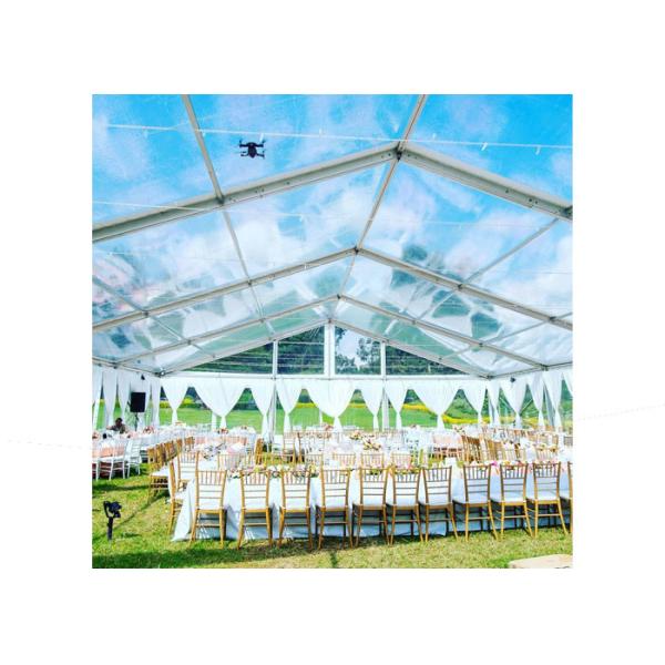 Aluminum Expandable 15x35m Clear Outdoor Tent for wedding