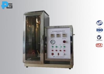 Equipamento de teste bonde vertical da segurança, instrumento do teste da inflamabilidade de matérias têxteis