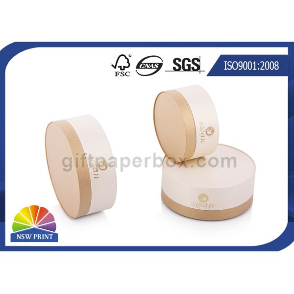 Лоски коробки круглого картона ювелирных изделий вахты упаковывая UV выбивая