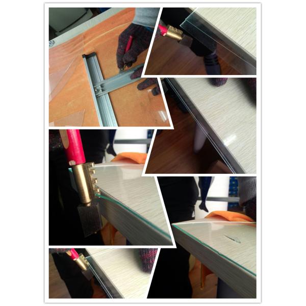 184mm Glass Cutter Diamond Tip , Wood Body Diamond Point Glass Cutter