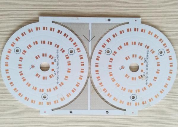 Carte électronique durable extérieure en aluminium blanche de carte PCB de Soldermask l'ENIG/HASL