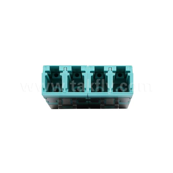 Adaptateur à fibre optique LC quadruple APC UPC Multimode sans bride