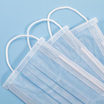 Non Irritating Disposable Civilian Masks Nonwoven Fabric For Basic Personnel