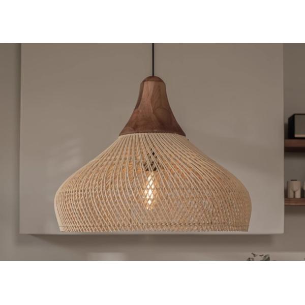 Bamboo Chandelier For Restaurant Rattan Chandelier Retro Art Homestay Tea Room Living Room Bar Rattan Lamp