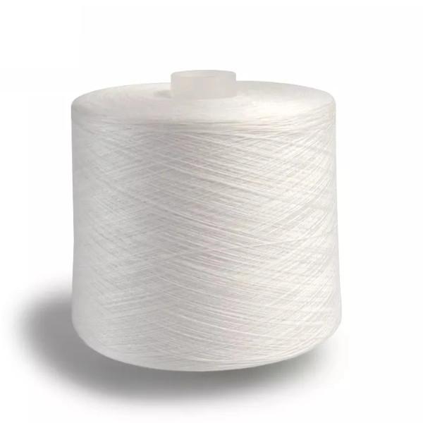 High Grade 100% Polyester Ring Spun Yarn 40/2, 60/2, 60/3 Raw White Thread