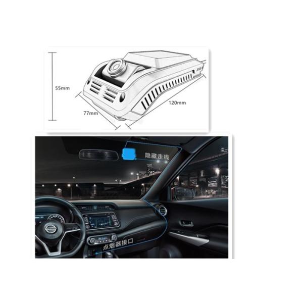 Hi3520dV400 H.265 HD 1080P двойное - рекордер автомобиля канала