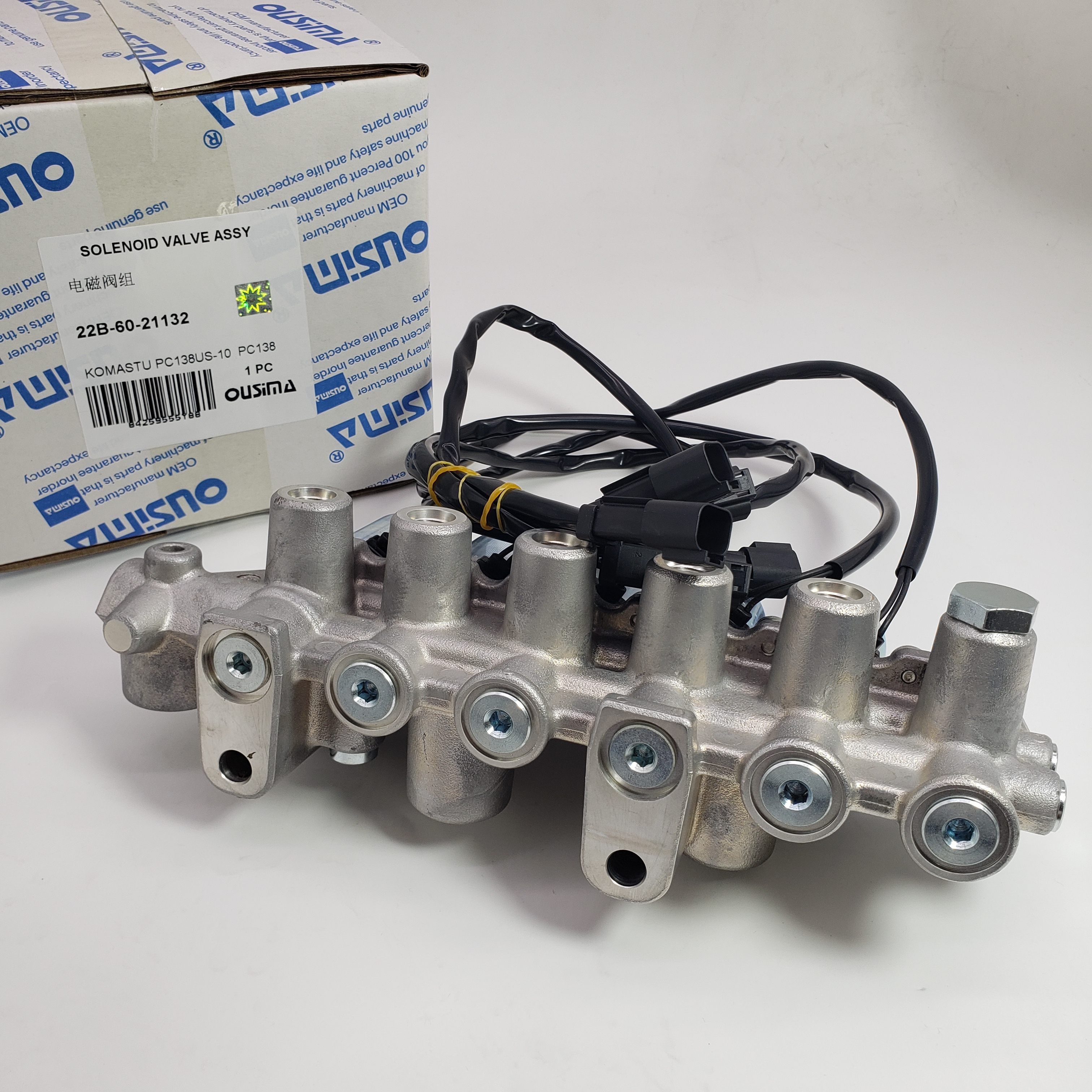 Excavator Solenoid Valve Group 22B-60-21132  For KOMATSU PC138US-10 PC138