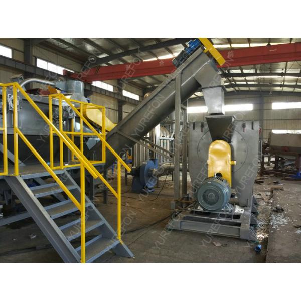 304 Stainless Steel 150 KW Polythene Bags Recycling Machines 300 Kg / H Full Automatic