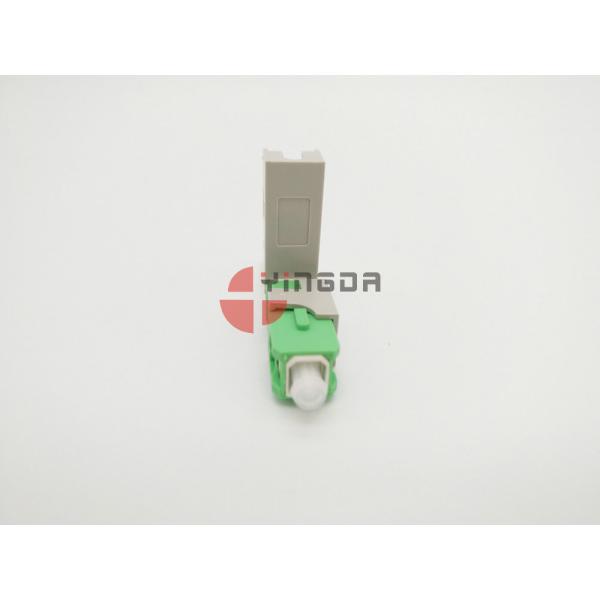 FTTH Fiber Optic SC APC Mechanical Connector Clamshell Pre polished Fiber For Drop Cable