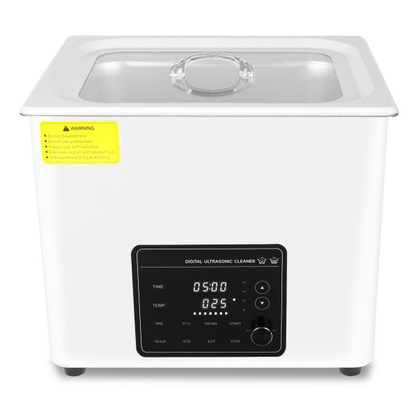 Industrial Tools Jewelry Ultrasonic Cleaner 240W Ultrasonic Power 7-Level Adjustment 10L Capacity Heating Power 300W