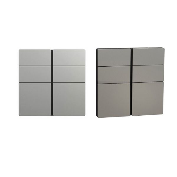 C2E616301_GY_C1 Schneide Cuadro H KNX 6 Key Push Button Grey Color Thermoplastic