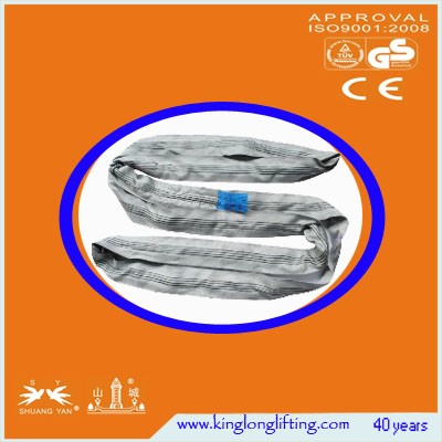 Кран Веббинг трубы поднимая ремни, аттестованный подниматься приковывает 4 тонны надежный