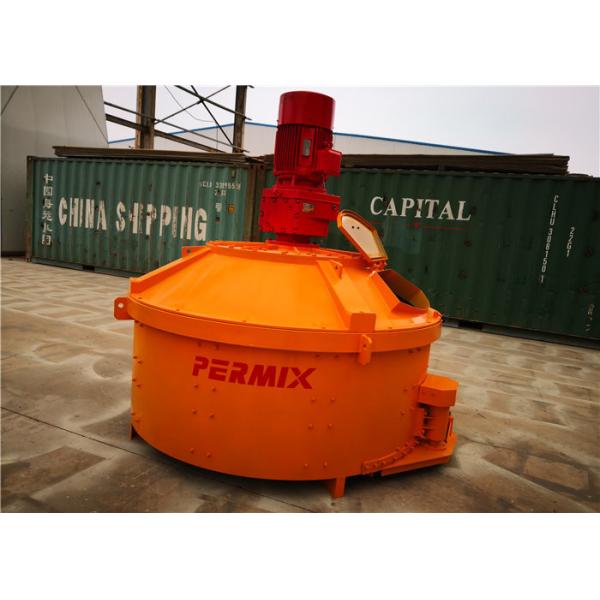 Low Energy Consumption Planetary Concrete Mixer With Manual 1 - 3 Unloading Doors