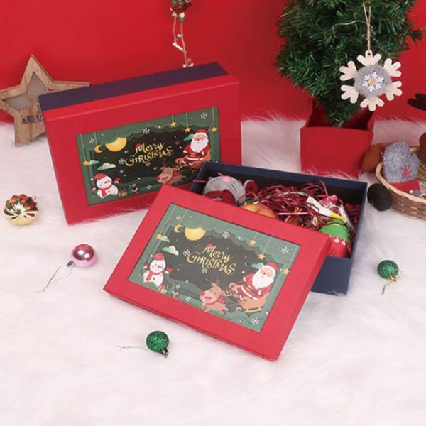Produção de caixas de empacotamento de empacotamento dos sacos do presente do Natal e do presente do Natal