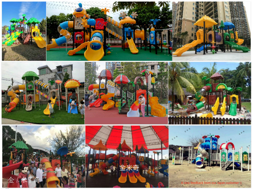 Resort Custom Playground Slides Customizable Design Plastic Play Slide