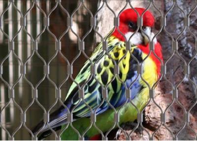 Durable Woven Rope Mesh , Flexible Stainless Steel Bird Netting CE Certificated