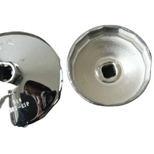 Mirror Pollished Oil Filter Cup Wrench , Effortless Oil Filter Wrench Cap