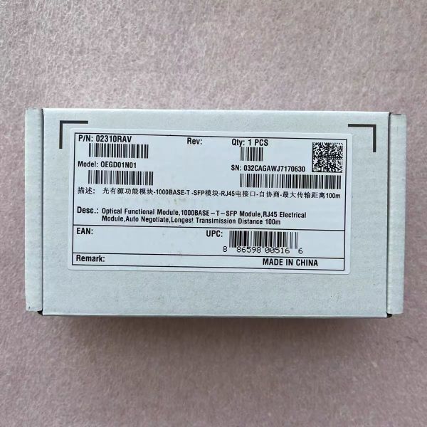 Industrial Huawei 023RAV 10g Copper SFP 100m OEGD01N01 RJ45 Transceiver Module