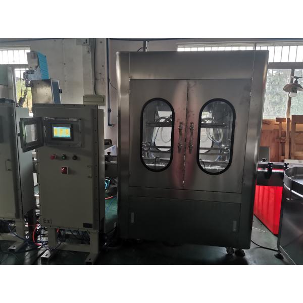 Pet Bottle Filling packing Line With Automatic Medical Alcohol / Chemical Liquid / Acetic Acid Filling Capping Machine