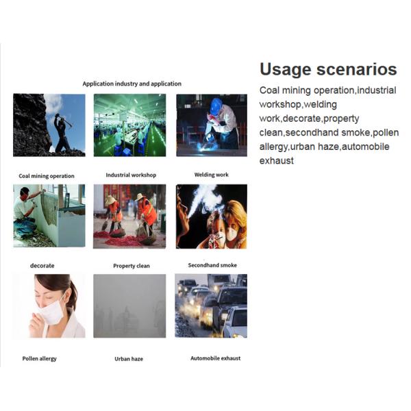 Melt Blown Fabric 4 Layer BFE 99% Kn95 Earloop Mask