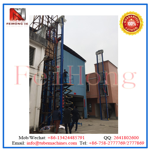 custom 6 meter MGO powder filling machine for electric heater