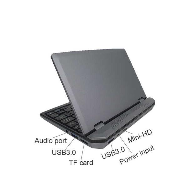 A7 laptops computer 7 inch cheap dual core double screen mini laptop intel J4125 DDR4 12G hard drive 256G laptop gaming netbook