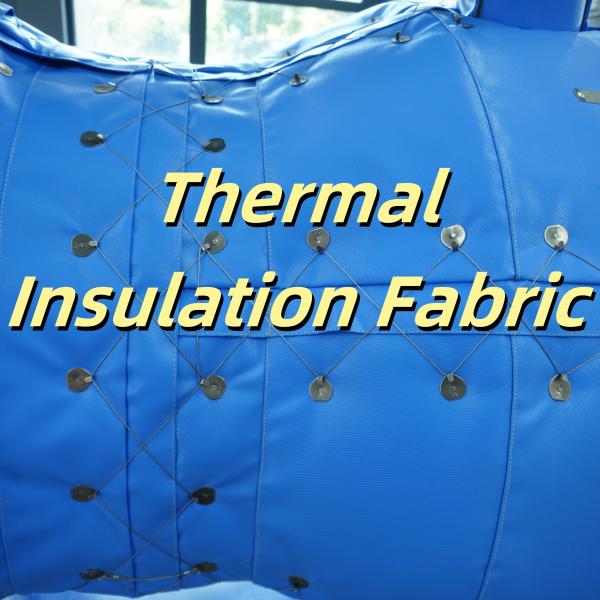 Tissu isolant à haute température 200-2000 g/m2 pour tuyaux et réacteurs