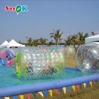 Sayok gonflable transparent en PVC Hamster humain rouleau Zorb Roller Ball Ball de marche à l'eau Ballon de jeu pour jouets aquatiques