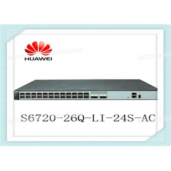 Huawei Ethernet Switch S6720S-26Q-LI-24S-AC 24 Ports 10 Gigabit Support Long Distance PoE