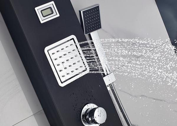 ROVATE 304 Stainless Steel Wall Mount Shower Panel With Body Shower Jets