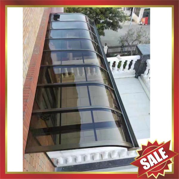 anti-uv polycarbonate aluminium alloy awning canopy for porch gazebo patio corridor-excellent wanterproofing sunshade