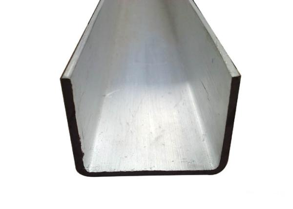 Aluminium Channel Profiles , C Channel Aluminum Extruded Profiles 2MM Thickness