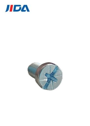 IATF16949 Carbon Steel Flat Head Machine Phillips Slotted Screw M5x14mm