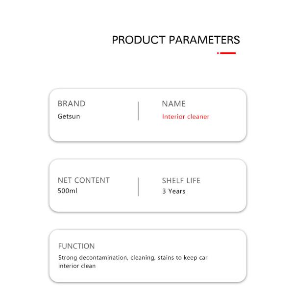 TPP TKPP Agent de nettoyage écologique pour les tapisseries de voiture