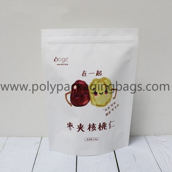 Moisture Proof Standing 190 Micron Resealable Ziplock Bags
