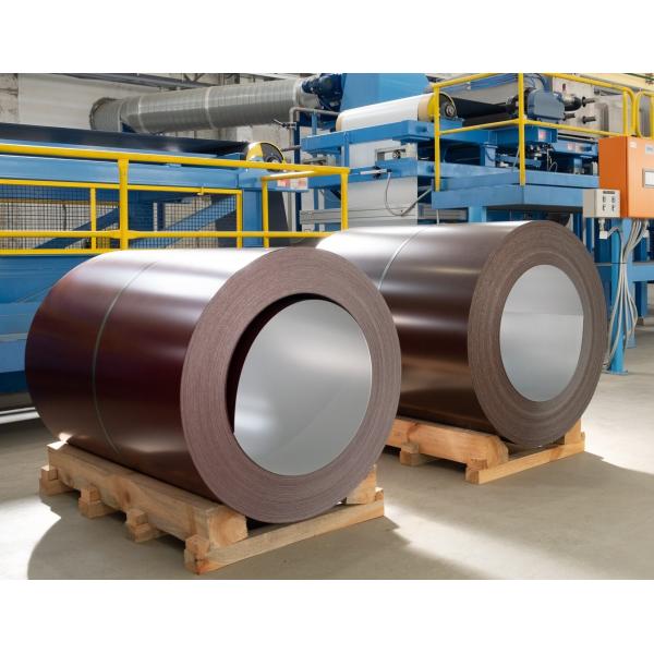 HDP Valspar Customized Brown 0.50-1.0mm Z275 PPGI Предварительно окрашенные цветные покрытия стальных катушек DX51D для кровельной панели