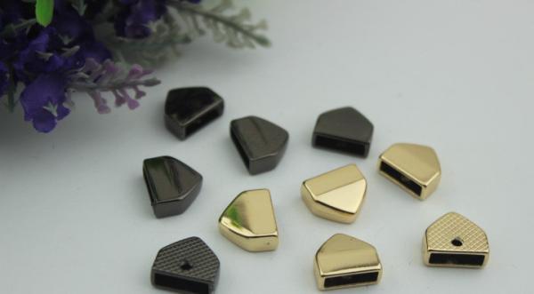 Wholesale Bulk Price Zinc Alloy Gold Bag End Belt End Metal Clips