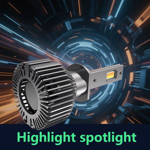 H11 APP Controlled Tri Color Car LED Headlight Dual Copper Cooling 6800LM IP68 12V
